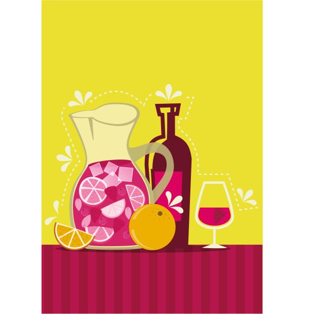 Spanish Sangria – illustration